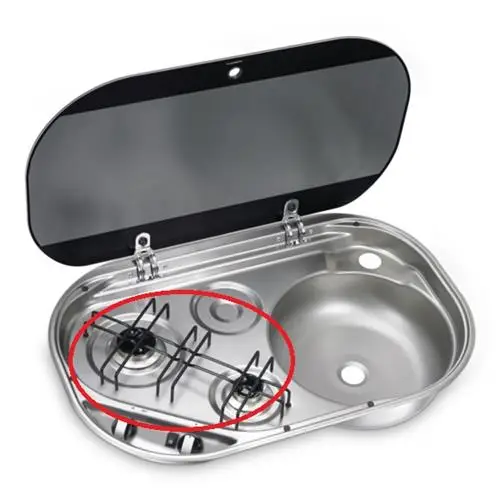 Bestseller GRIGLIA NERA PER PIANO COTTURA DOMETIC HSG 2440R