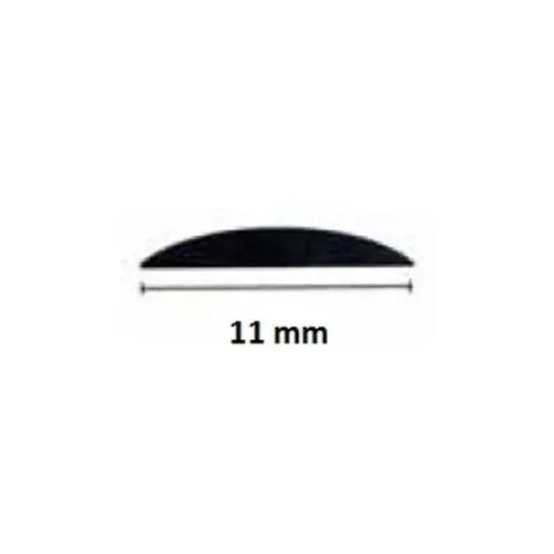 Prezzo Basso GUARNIZIONE PROFILO COPRIVITI IN PVC GRIGIO PER SEDE DA 9MM