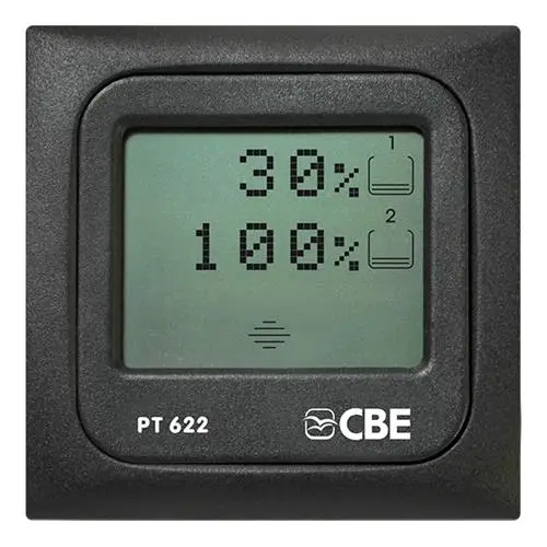 INDICATORE DI LIVELLO DIGITALE PER SERBATOI ACQUE CHIARE + GRIGIE MARRONE PT622/M Pagamento Sicuro
