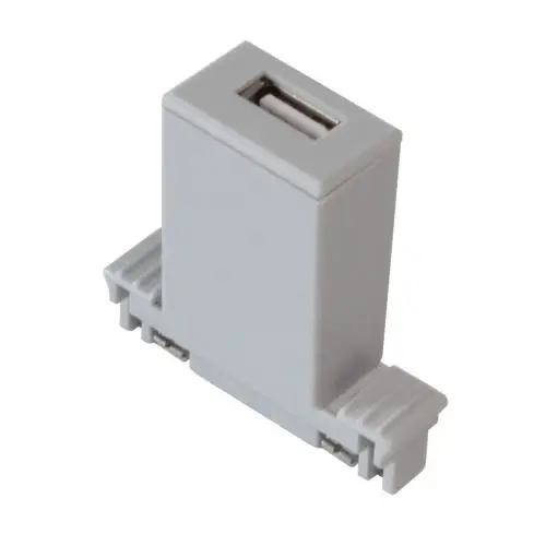 Scelto Dai Clienti INSERTO PORTA USB PER TRACK SYSTEM COLORE ARGENTO