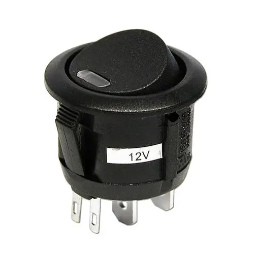 Affare INTERRUTTORE LUMINOSO TONDO 12V 20MM
