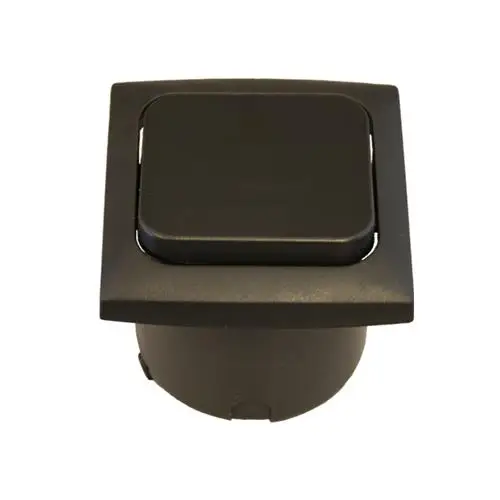 A Buon Prezzo INTERRUTTORE UNIPOLARE + CORNICE + SCATOLA PROT. NERO