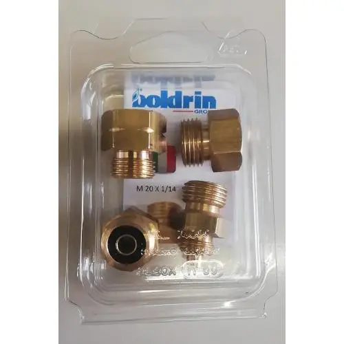 KIT RACCORDI UNIVERSALE PER BOMBOLE EURO 4PZ Quantità Limitata