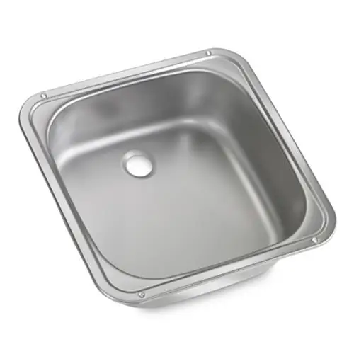 Di Tendenza LAVELLO INOX QUADRATO 370X370 P125MM VA910