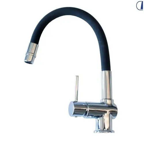 Ultime Pezzi MISCELATORE MONOLEVA IN METALLO CROMATO CANNA NERA