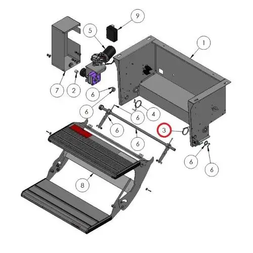 MOLLA DX PER GRADINO DOPPIO 424802 Spedizione Espresso