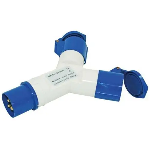 Occasione MOLTIPLICATORE 2 PRESE FISSE FEMMINA CEE