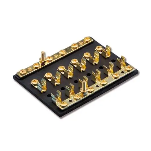 Compra Adesso MORSETTIERA CON PORTAFUSIBILE VETRO 5X20 8 LINEE
