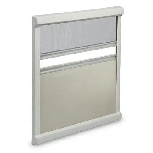 Nuovo Arrivo OSCURANTE ZANZARIERA A CASSETTA DB1R PER FINESTRA 980X530 BIANCO CREMA