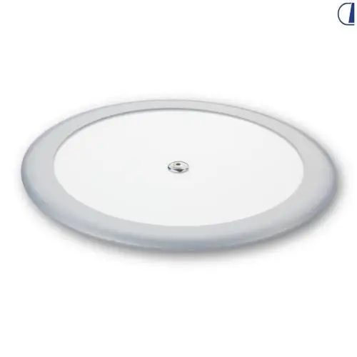 Ultime Pezzi PLAFONIERA TONDA LED 310MM 4000K LUCE BIANCA TOUCH SWITCH CORNICE CROMATA