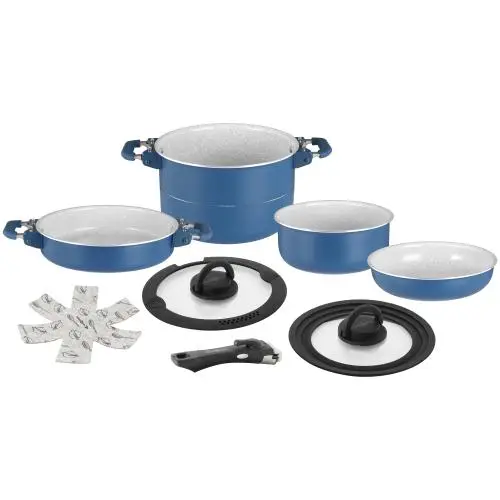 POPOTE SET DI PENTOLE CAREZZA MAGNETOGRIP 7+1 Ø 22 0804092N ADATTO A INDUZIONE! Di Tendenza
