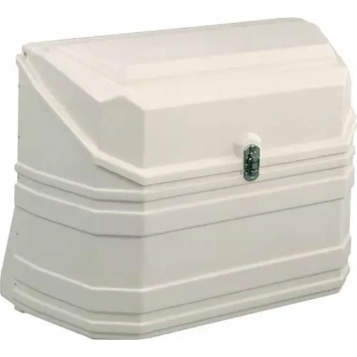 PORTABOMBOLE PER CARAVAN 860X630X370 BIANCO SCHIENALE A CODA Occasione Imperdibile