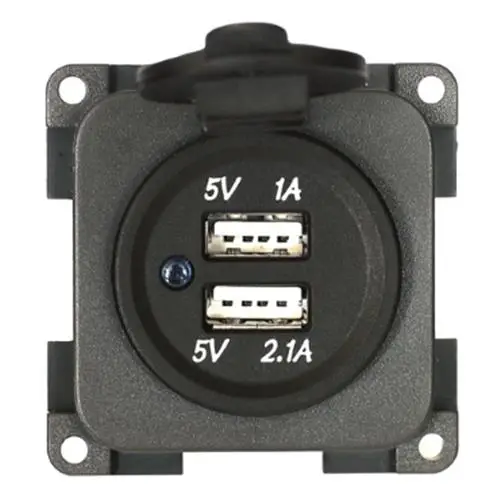 Miglior Prezzo PRESA USB DOPPIA CON COPERCHIO MARRONE MP2USB/M