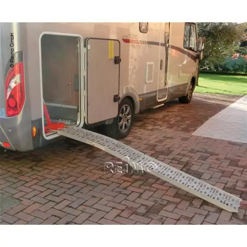 Reso Gratuito RAMPA PIEGHEVOLE IN ALLUMINIO PER GARAGE 226CM 340KG
