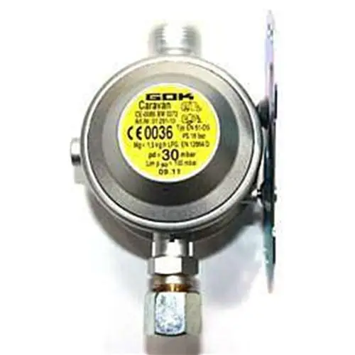Offerta Speciale REGOLATORE GAS 30MB 1.5KG/H FISS. A PARETE ING.10MM