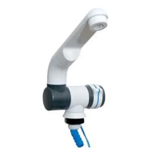 RUBINETTO CARAVAN IN ABS BIANCO ANTRACITE CON INTERRUTTORE 23MM Novità