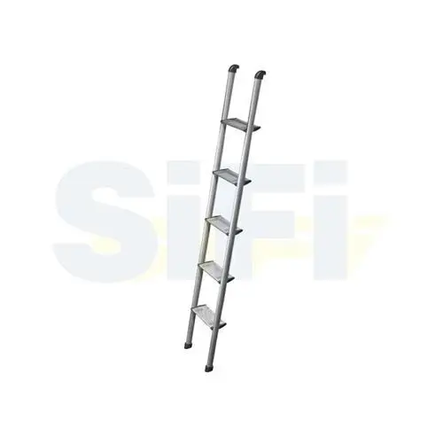 SCALETTA IN ALLUMINIO H 155CM GRADINO LARGO Reso Gratuito