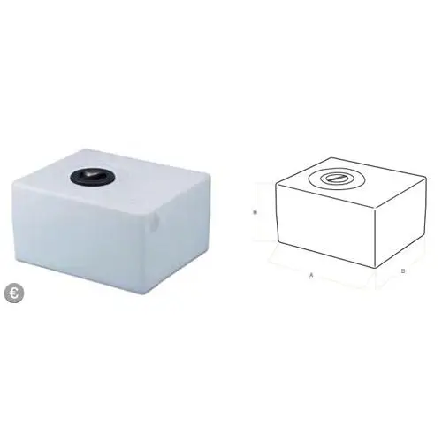 Direttamente Dal Produttore SERBATOIO BIANCO PER ACQUA 132LT 105X45X28 (AXBXH)