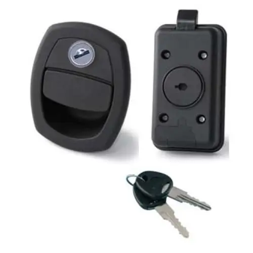 Affare SERRATURA COMPLETA PER PORTELLONE NANO NERA