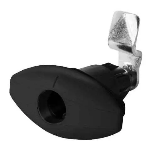 SERRATURA PER PORTELLONE ELLIPSE CORTA 78X42 NERA Quantità Limitata