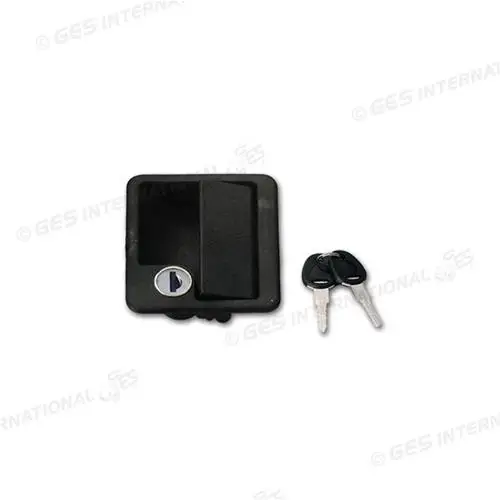 SERRATURA PER PORTELLONE NERA 96X85 SOLO PARTE ESTERNA Offerta Limitata