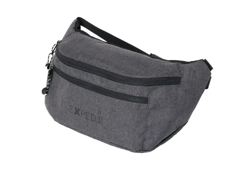 Non Perdere Travel Belt Pouch Black Melange