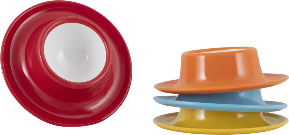 Set di portauovo Gimex Rainbow 4 pezzi Promo Stagionale