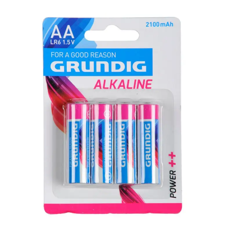 Direttamente Dal Produttore Batterie alcalina AA 1,5 V / 2100 mAh Grundig Mignon quattro pezzi