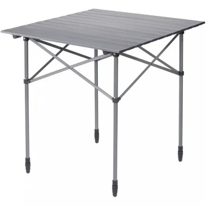 Acquista Ora Tavolo da campeggio con piano arrotolabile Berger Velino in alluminio 70 x 70 cm