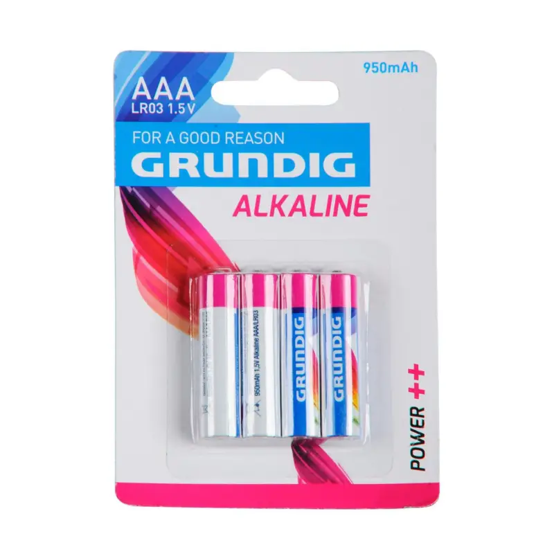 Prezzo Di Fabbrica Batteria alcalina Micro AAA 1,5 V 4 pezzi