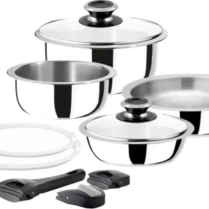 Prezzo Scontato Set di pentole Berger Quick Clack Light 11 pezzi