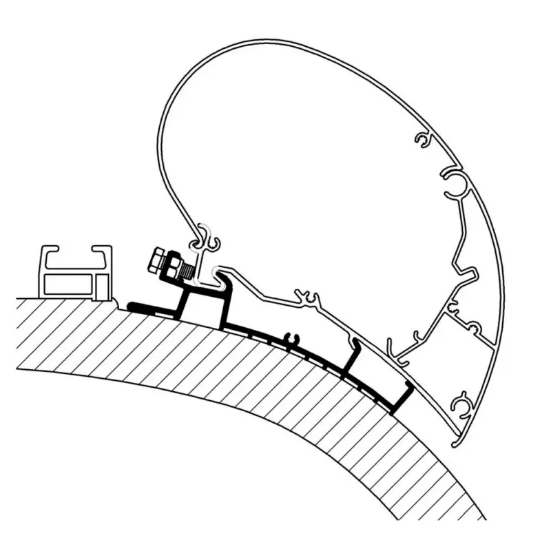 Popolare Adattatore Thule Carthago Chic per Serie 6