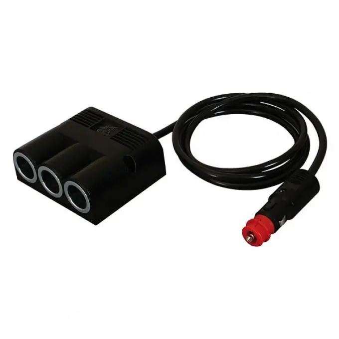 Offerta Speciale Presa tripla ProCar da montare con attacco per accendi sigari 12-24 V
