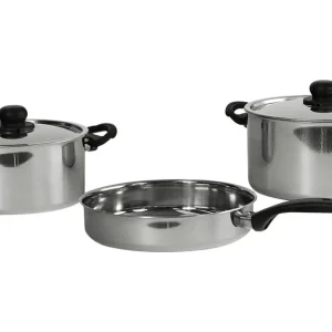 Ultimissimo Modello Set di pentole Berger in acciaio inox 5 pezzi