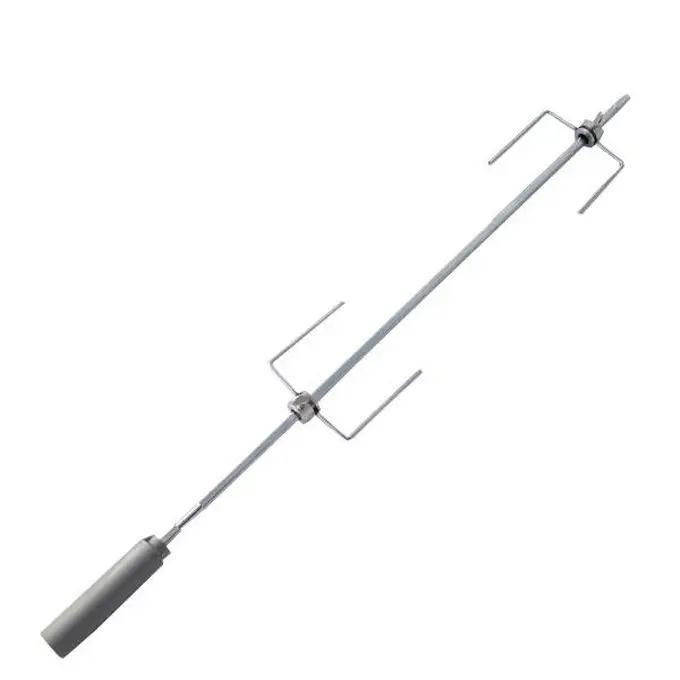 Spiedo girarrosto Cramer per barbecue con morsetti Professionale