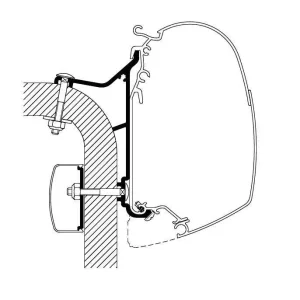 Adattatore per tendalini Thule Hymer classe B2 per Serie 5 Offerta Speciale