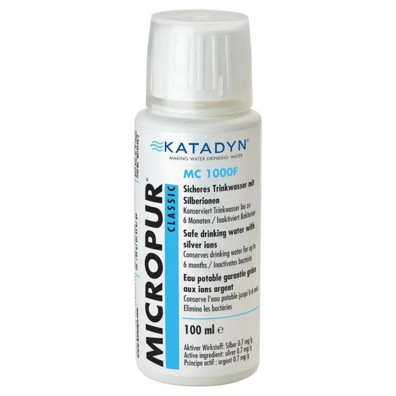 Promozione Esclusiva Liquido per la conservazione dell'acqua potabile Katadyn Micropur Classic MC 1.000F
