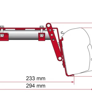 Adattatore per tendalini Fiamma Roof Rail F45 / F70 staffe Subito Disponibile