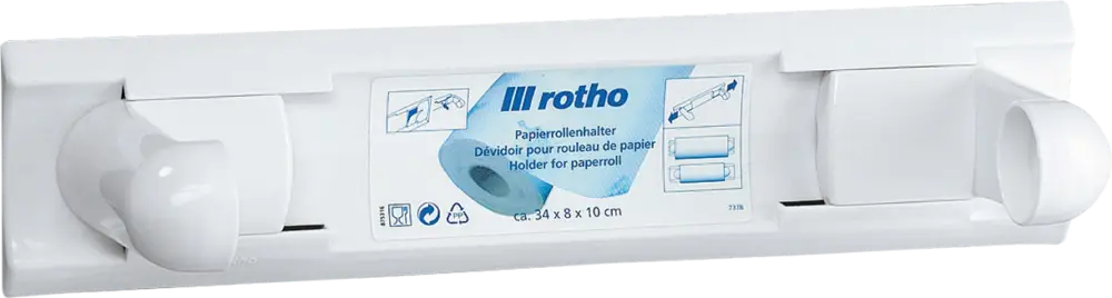 Offerta Del Giorno Porta rotolo da cucina Rotho con supporto regolabile