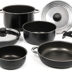 Acquista Ora Set di pentole in alluminio Berger impilabili con rivestimento antiaderente 9 pezzi