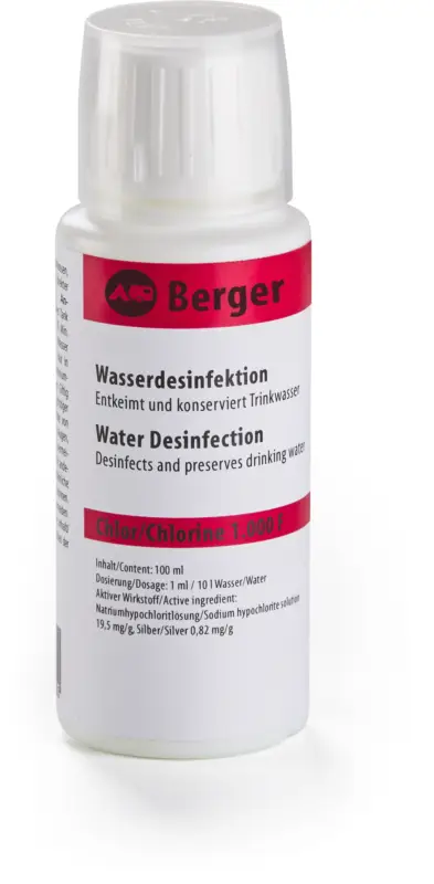 Disinfettante per acqua Berger con cloro Scelto Dai Clienti