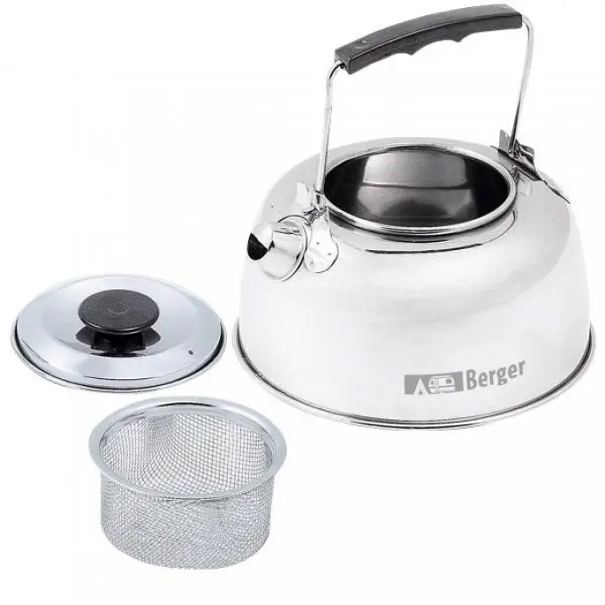 Spedito Oggi Bollitore Berger in acciaio inossidabile con infusore per tè 800 ml