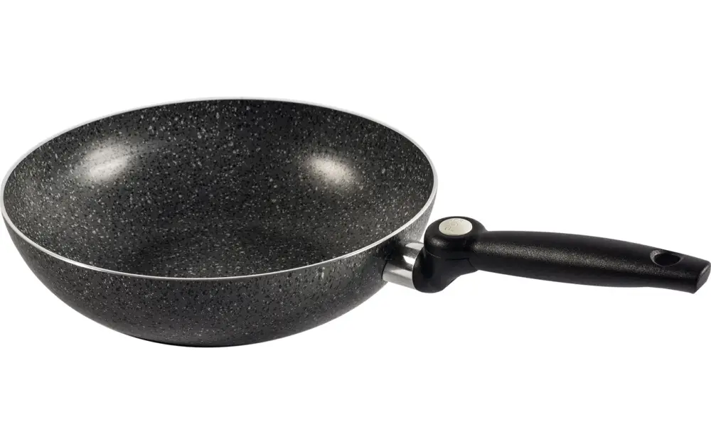 Compra Online Padella wok Beaver Brand Wok Stone Rock in alluminio 24 cm / 28 cm