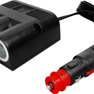Più Venduto Presa tripla con USB ProCar da montare con attacco per accendi sigari