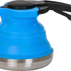 Bollitore pieghevole Berger in acciaio inox e silicone 1,2 litri blu Offerta Speciale