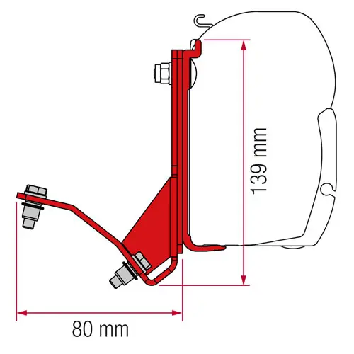 Adattatore per tendalino Fiamma F45 Ducato Hymercar Compra Online
