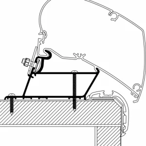 Reso Gratuito Adattatore per tendalini da tetto Thule Malibu Roof