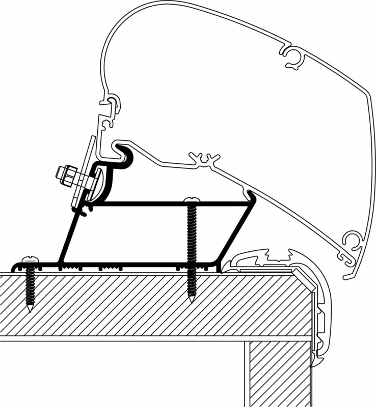 Reso Gratuito Adattatore per tendalini da tetto Thule Malibu Roof