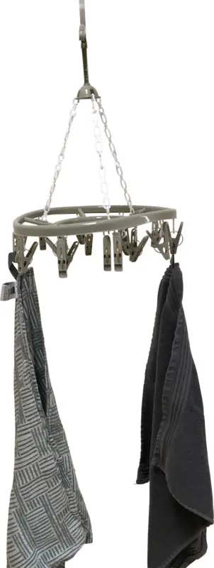 Prezzo Basso Stendibiancheria a ombrello Berger Mini rotondo in plastica 27 cm con mollette incluse