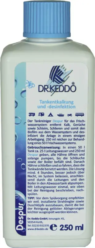 Decalcificazioene e disinfezione del serbatoio Dr. Keddo Despur Consegna Rapida
